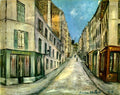 Maurice Utrillo Paris Street 1914 Fine Art Print