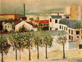 Maurice Utrillo Paris suburbs 1910 Fine Art Print