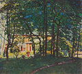 Ilya Mashkov Park 1921-1922 Fine Art Print