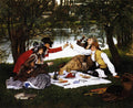 James Tissot Picnic 1870 Fine Art Print