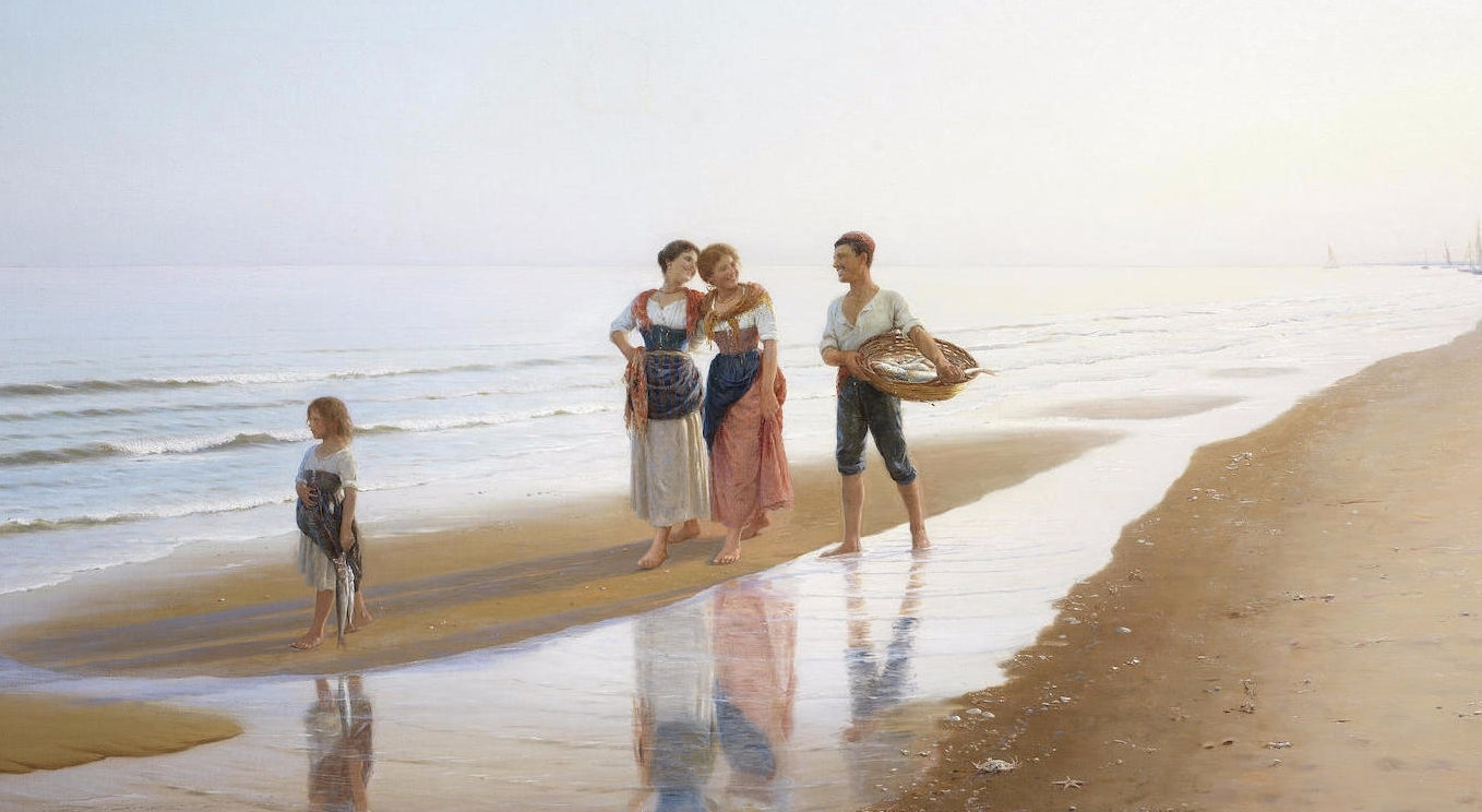 Pasquale Celommi A Good Catch 1895 Fine Art Print