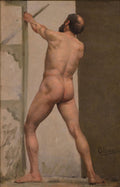 Pasquale Celommi Nudo Virile 1881 Fine Art Print
