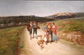 Pasquale Celommi Ritorno Dal Villaggio 1901 Fine Art Print