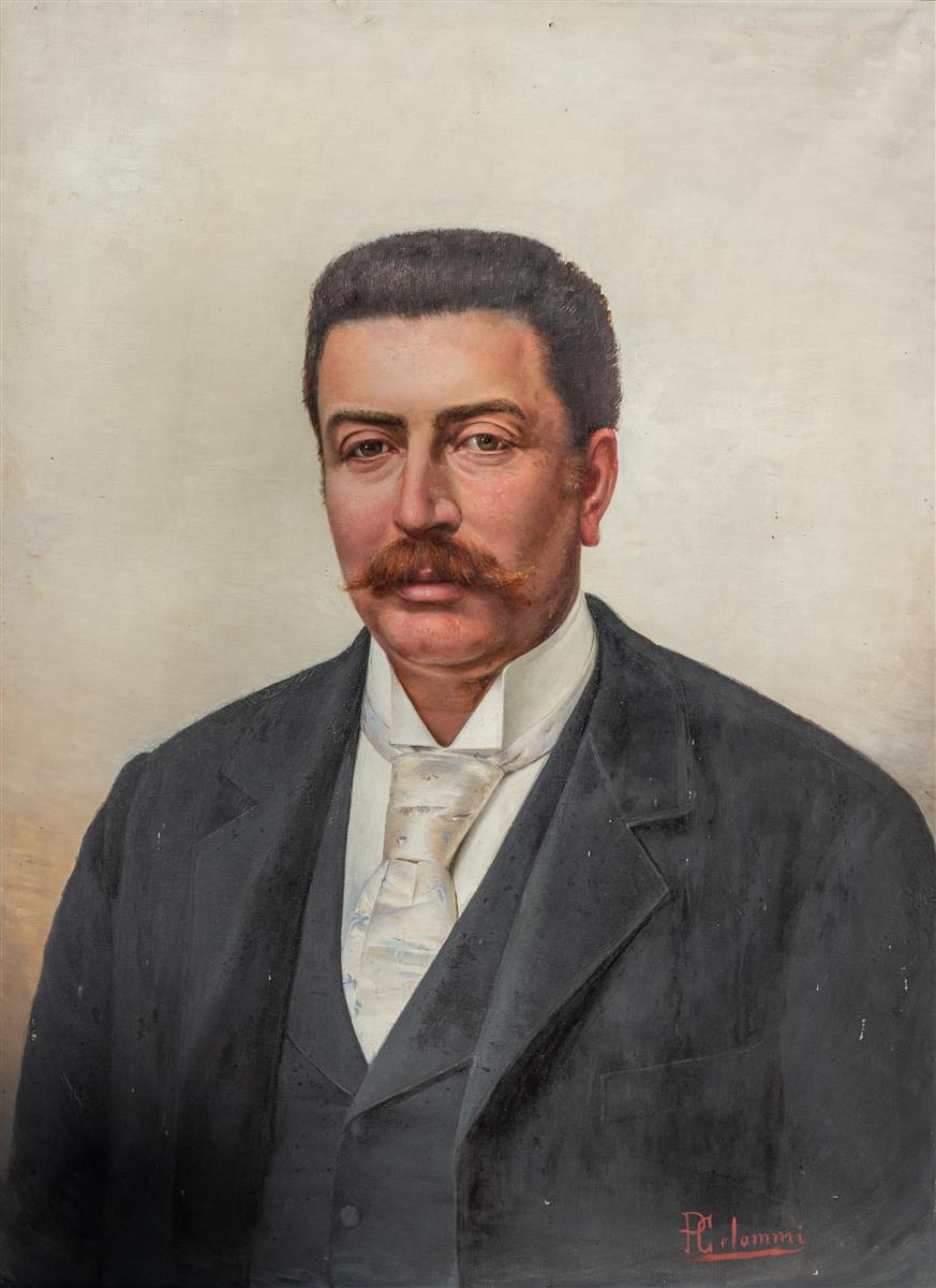 Pasquale Celommi Ritratto Di Ponno 1928 Fine Art Print