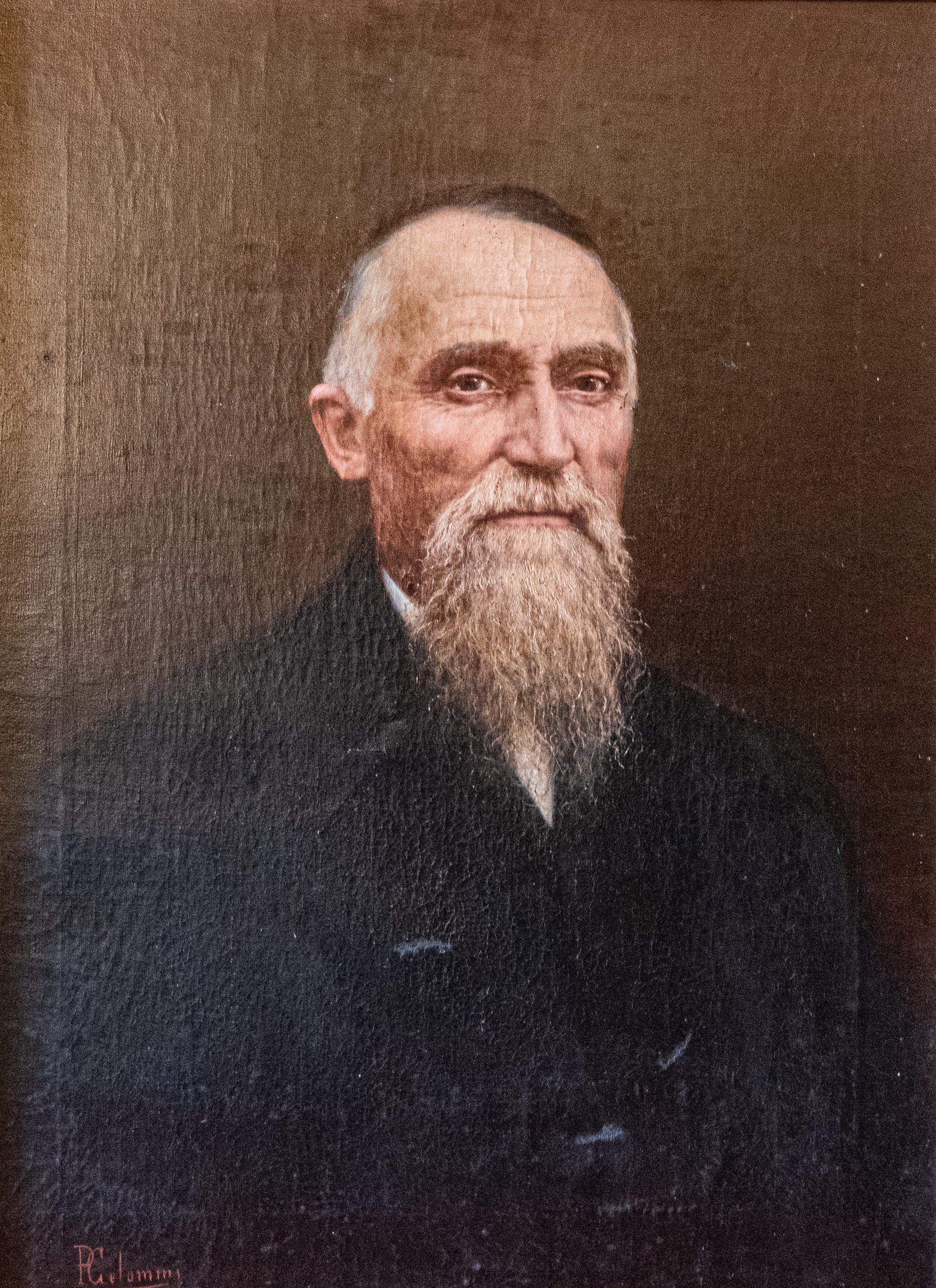 Pasquale Celommi Ritratto Di Vincenzo Pompizii 1851 Fine Art Print