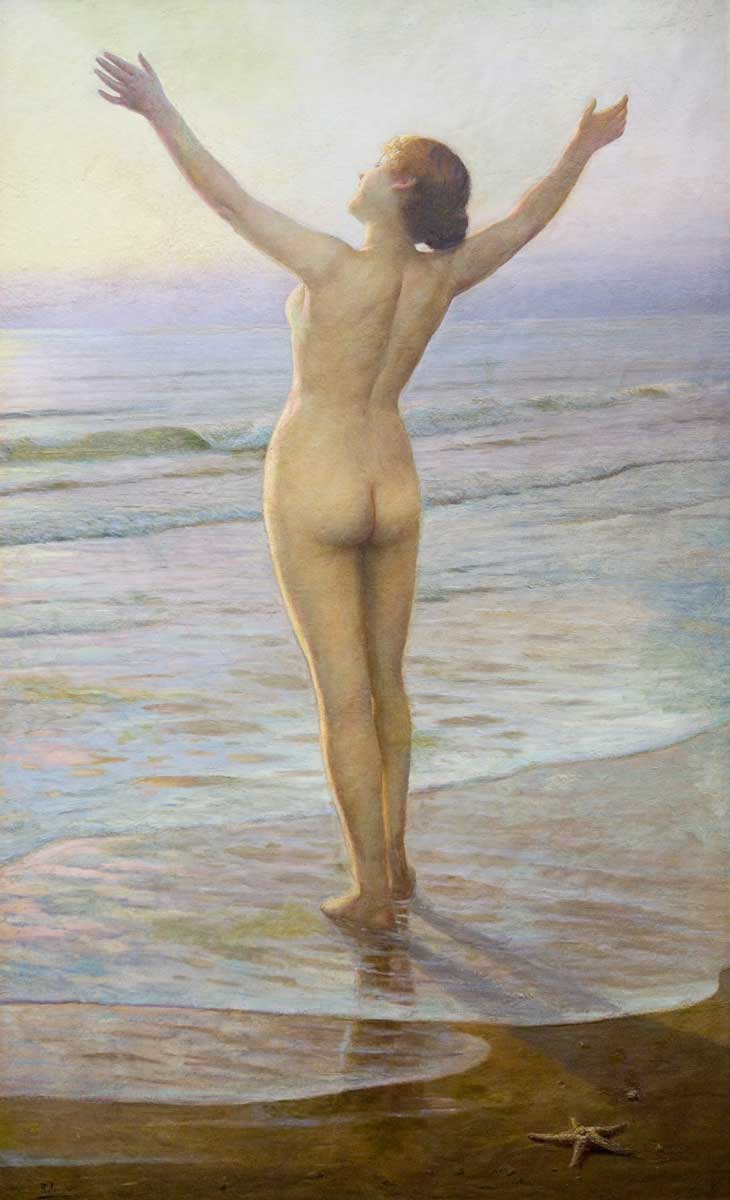 Pasquale Celommi Salute to the Dawn circa 1900 Fine Art Print