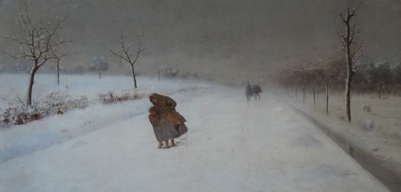 Pasquale Celommi Winter 1890-1900 Fine Art Print