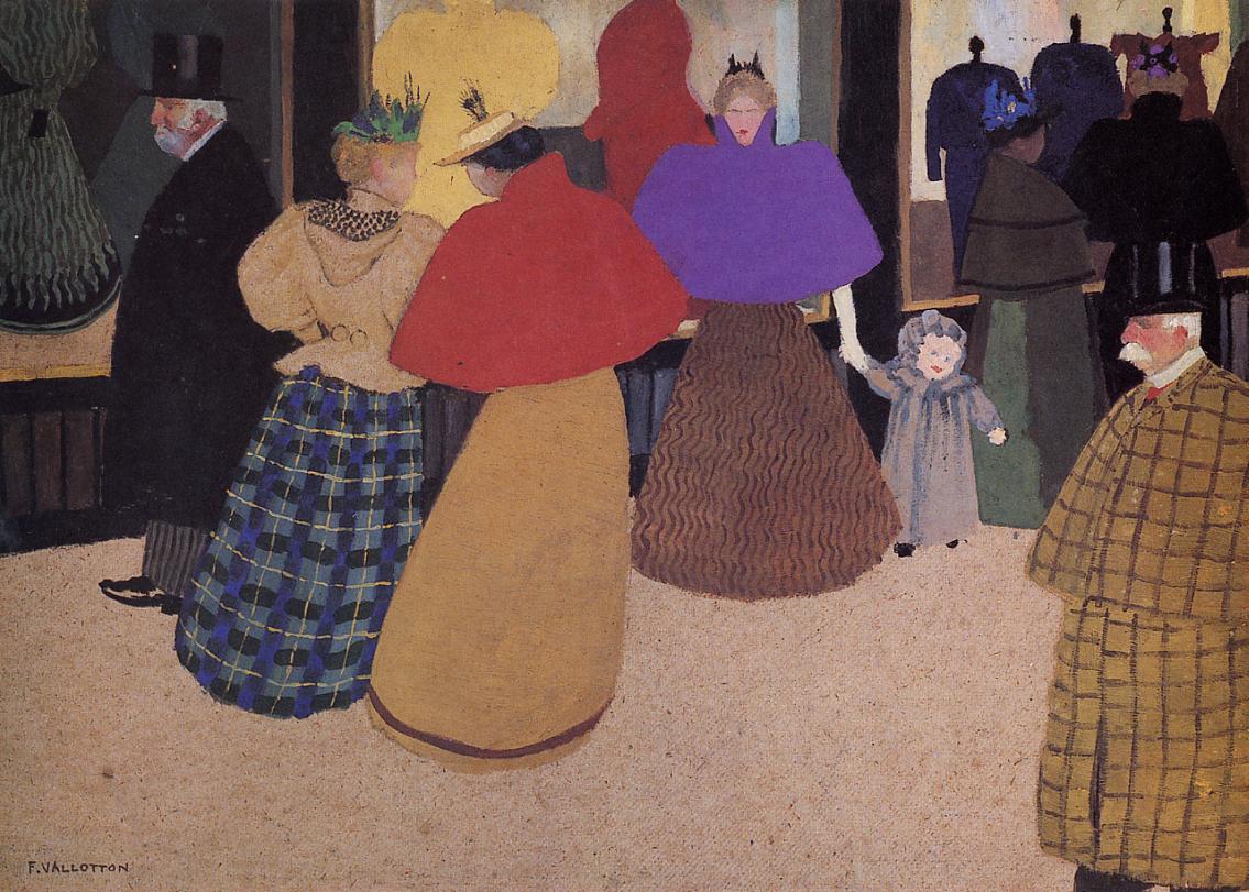 Felix Vallotton Passerby (also known as Street Scene) 1897 Fine Art Print