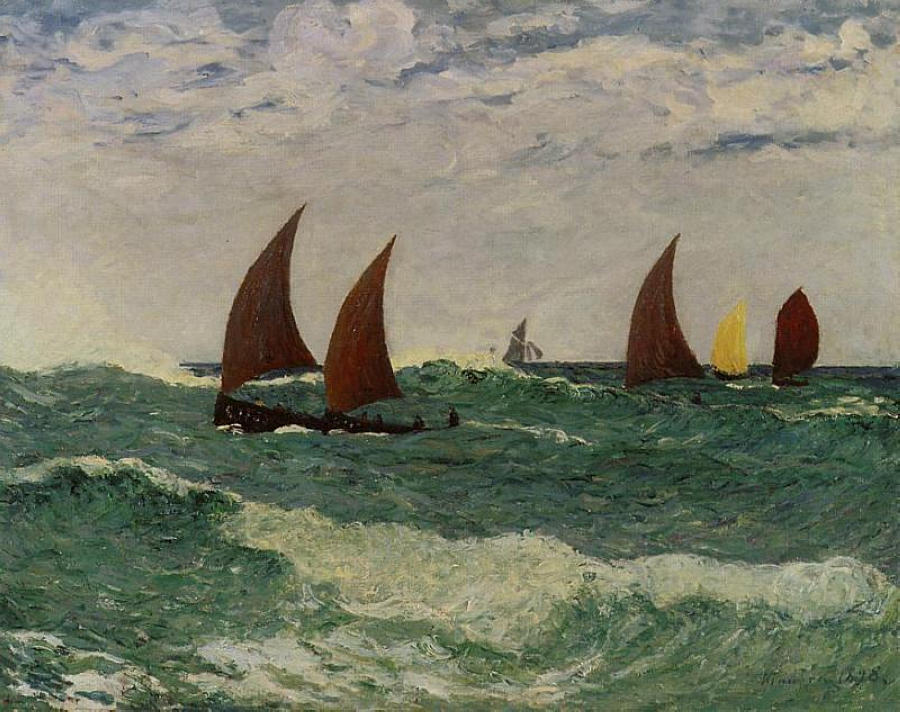Maxime Maufra Passing through the Bar 1898 Fine Art Print