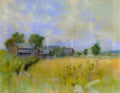 John Henry Twachtman Pasture with Barns, Cos Cob 1900 Fine Art Print