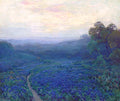 Robert Julian Onderdonk Path through a Field of Bluebonnets 1919 Fine Art Print