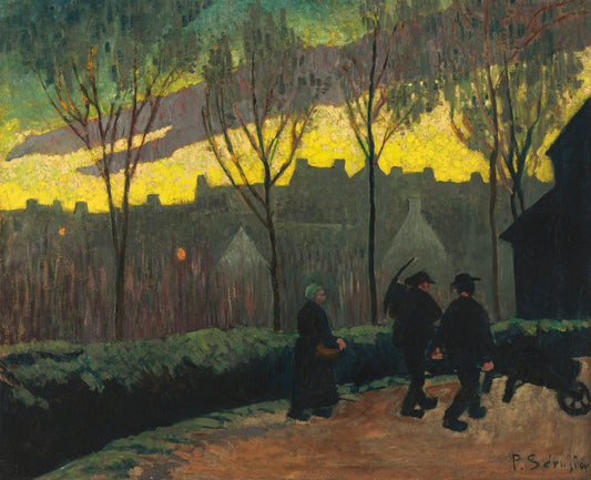 Paul Serusier Soir 1906 Evening Dusk Silhouette Skyline Fine Art Print Fine Art Print | Jakero77