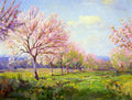 Robert Julian Onderdonk Peach Orchard on Mavericks Farm 1915 Fine Art Print