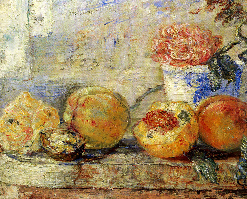 James Ensor Peaches 1890 Fine Art Print