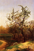 David Johnson Pear Blossoms 1874 Fine Art Print