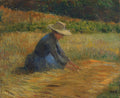 Henri Martin Peasant Woman in the Fields 1942 Fine Art Print
