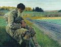 Nikolay Bogdanov Belsky Peasant 1929 Fine Art Print