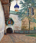 Nikolay Bogdanov Belsky Pechersky Monastery 1929 Fine Art Print