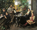 Peder Severin Kroyer The Hirschsprung Family 1881 Fine Art Print