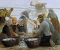 Peder Severin Kroyer Women and Fishermen of Hornbaek 1875 Fine Art Print