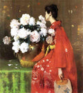 William Merritt Chase Peonies 1897 Fine Art Print