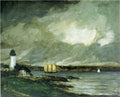 Robert Henri Pequot Light House, Connecticut Coast 1902 Fine Art Print