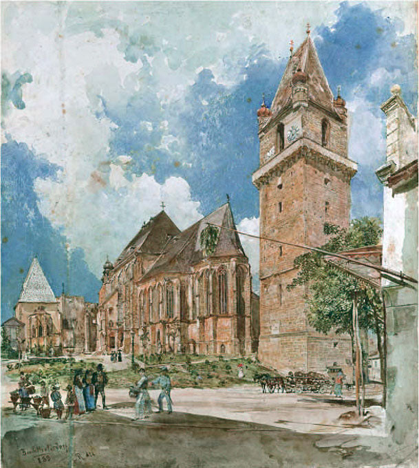 Rudolf von Alt Perchtoldsdorf 1833 Fine Art Print