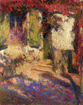 Henri Martin Pergola at the South Door of Marquayrol 1900 Fine Art Print