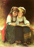 Léon Bazile Perrault An interesting story 1879 Fine Art Print