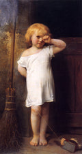 Léon Bazile Perrault In penitence 1876 Fine Art Print