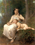 Léon Bazile Perrault Love and Innocence 1884 Fine Art Print