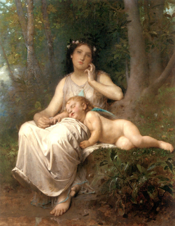 Léon Bazile Perrault Love and Innocence 1884 Fine Art Print