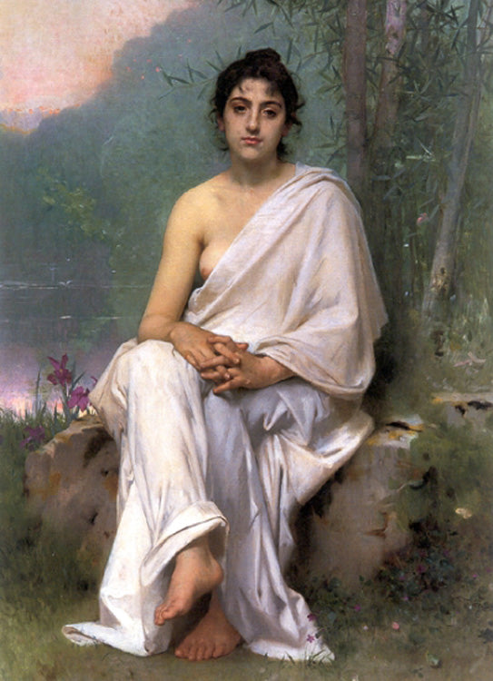 Léon Bazile Perrault Meditation 1893 Fine Art Print
