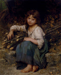 Léon Bazile Perrault The lumberjack's daughter 1883 Fine Art Print