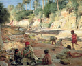 Nasreddine Dinet Small Washers In The Wadi 1888 Fine Art Print