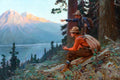 {{ product_title }} Fine Art Print | {{ product_vendor }} Jakero77 Philip Russell Good Blazing the Trail 1911 Hunting Camp Fine Art Print Art Print  Jakero77