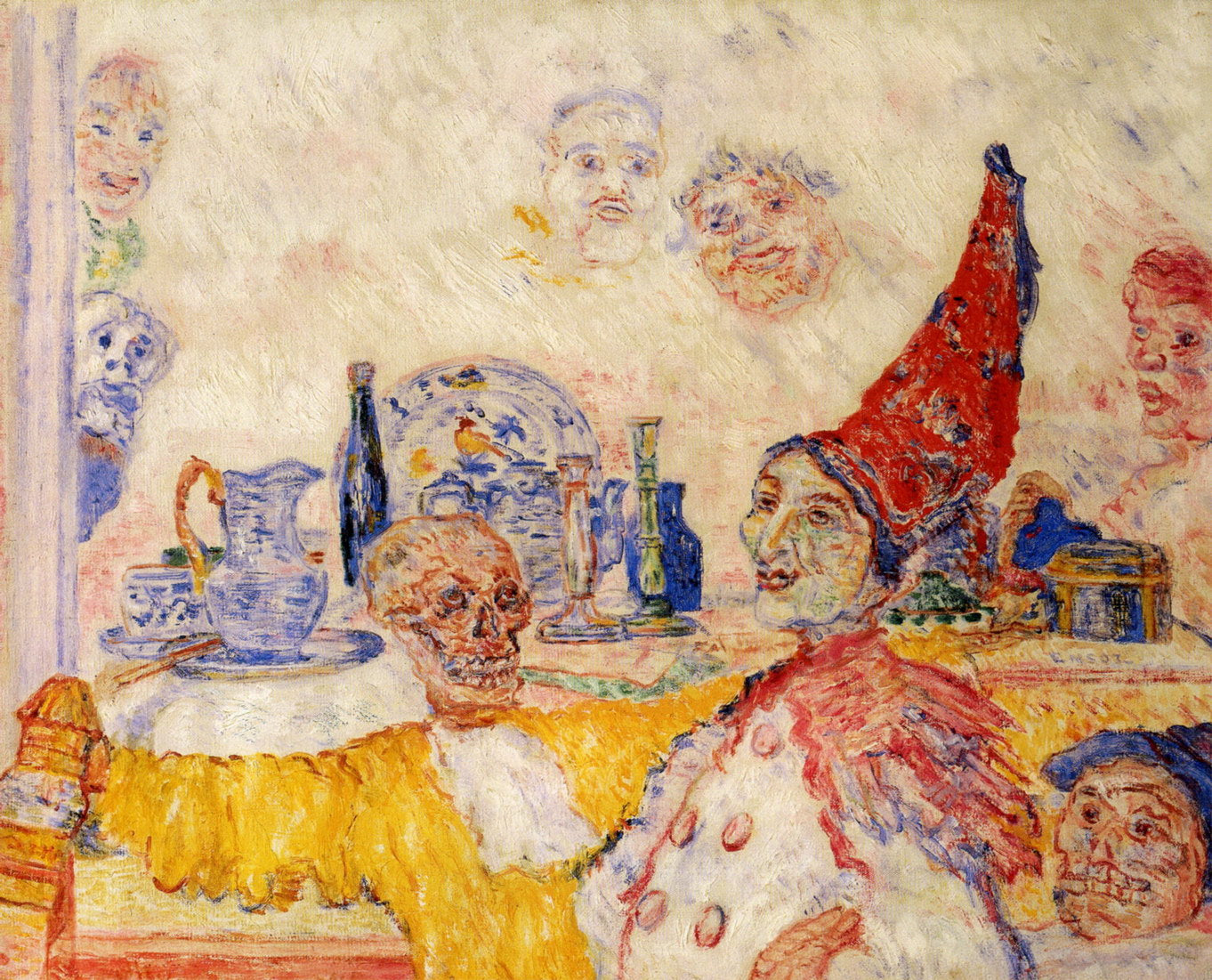 James Ensor Pierrot Lunaire 1893 Fine Art Print