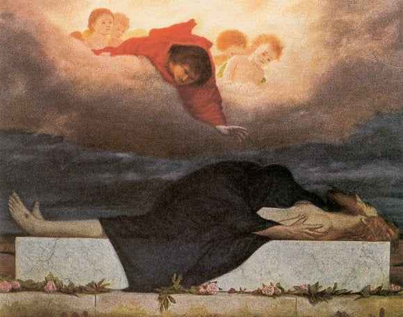 Arnold Böcklin Pietà 1885 Fine Art Print