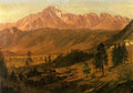 Albert Bierstadt Pikes Peak 1872 Fine Art Print