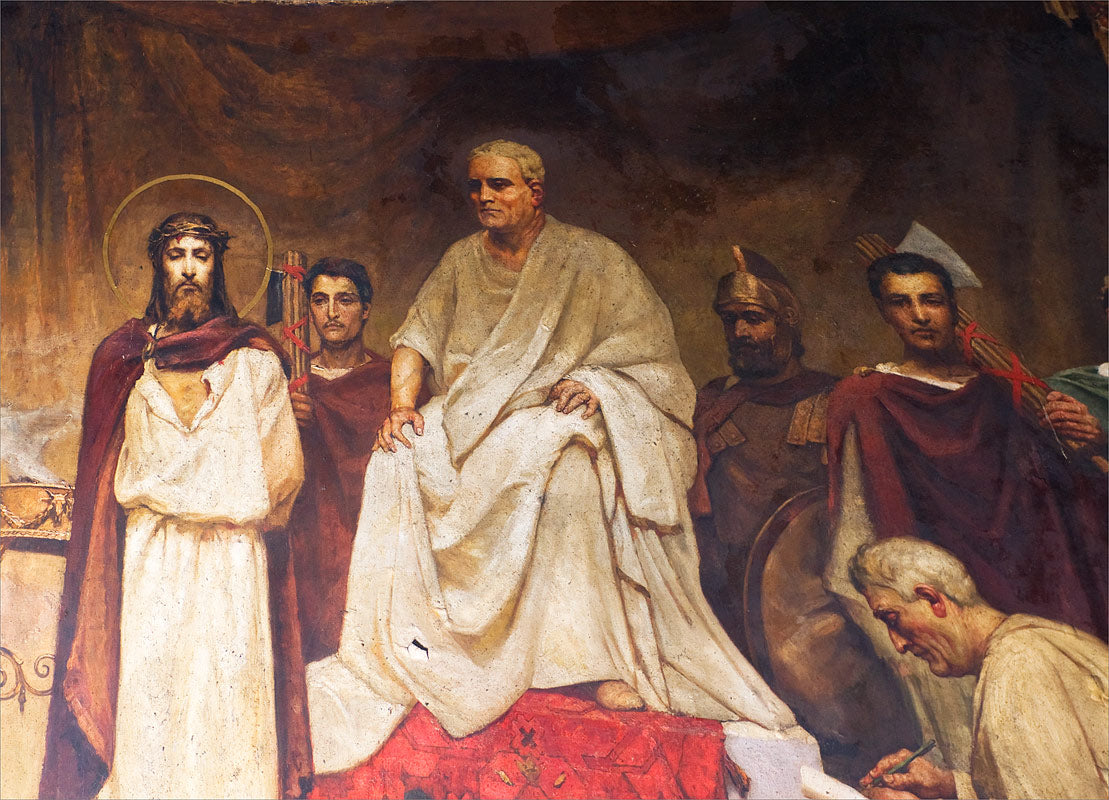 Wilhelm Kotarbinski Pilate's Court 1900 Fine Art Print