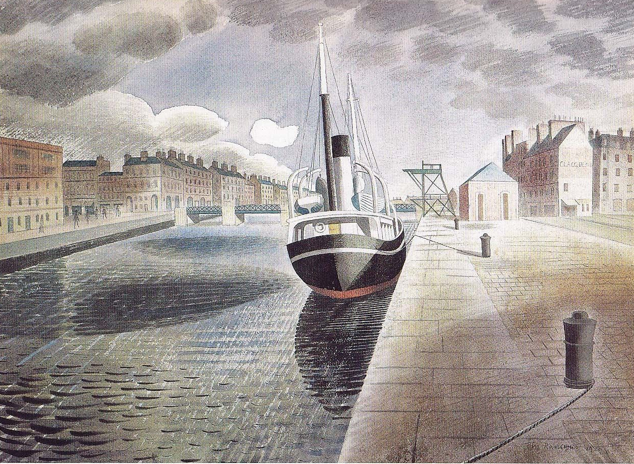Eric Ravilious PILOT BOAT AT LE HAVRE 1938 Fine Art Print
