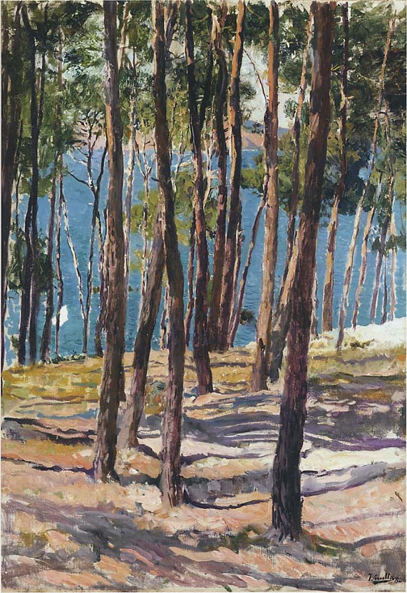 Joaquín Sorolla Pine Trees 1902 Fine Art Print