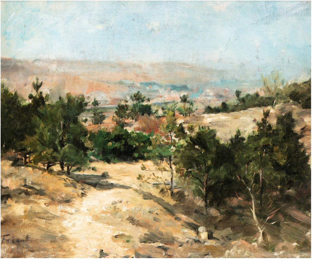 Émile Friant Pine Trees (Malzéville Plateau) 1879 Fine Art Print