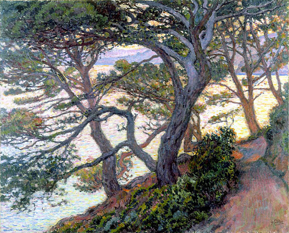 Theo van Rysselberghe Pines of Rayol 1912 Fine Art Print