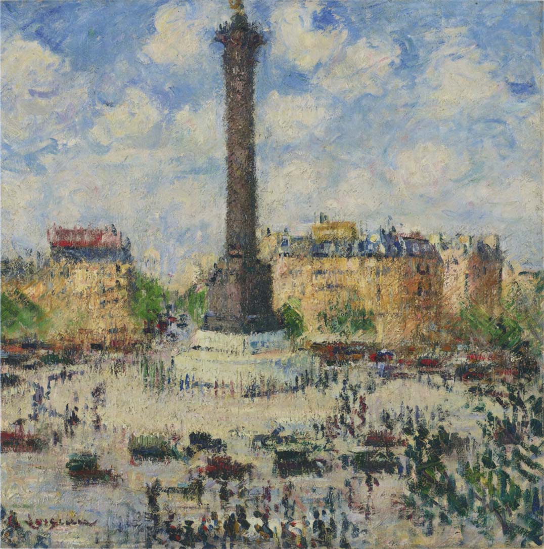 Gustave Loiseau Place de la Bastille 1992 Fine Art Print