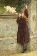 Briton Riviere Play Fellows 1900 Fine Art Print