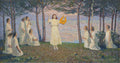 Henri Martin Poetesses on a Lake Shore 1928 Fine Art Print
