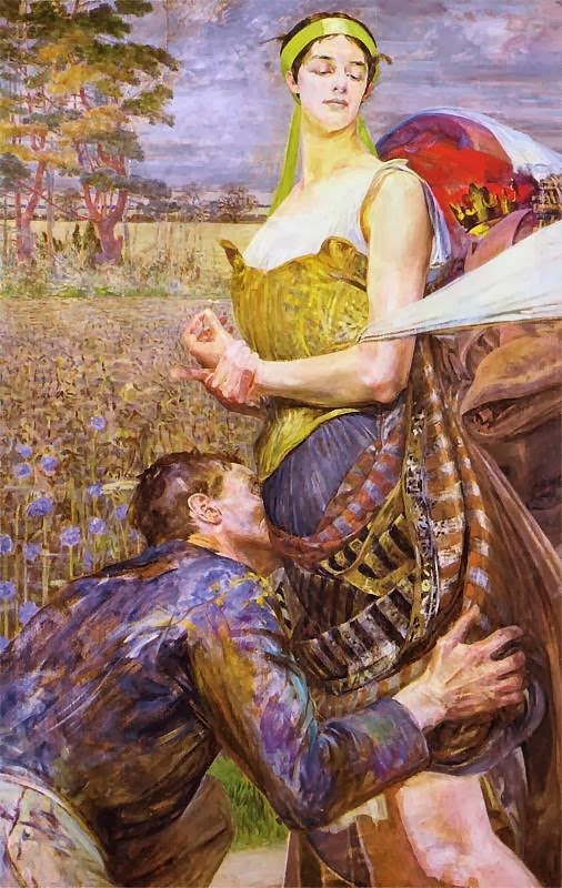 Jacek Malczewski Polonia 1914 Fine Art Print