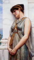 John William Godward Pompeian Girl 1889 Fine Art Print