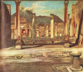 Tivadar Kosztka Csontvary Pompeji Have (House of the Chirurgus with the Vesuv) 1898 Fine Art Print